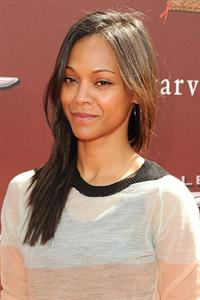Zoe Saldana - John Varvatos 9th Annual Stuart House Benefit in Los Angeles March 11 2012. 