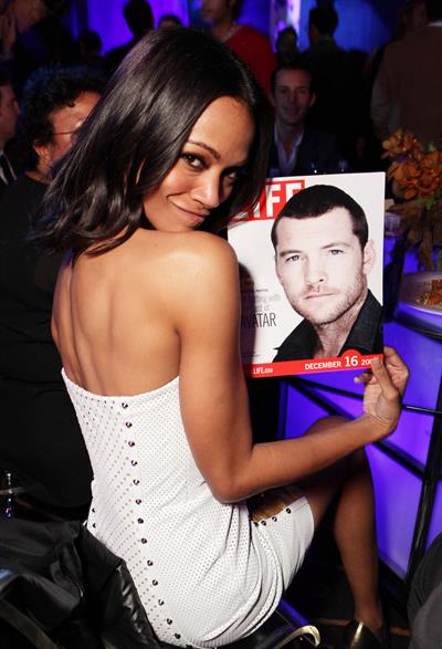 Zoe Saldana ''Avatar'' Premiere in Los Angeles December 16, 2009   