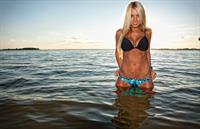 Enna Saffos in a bikini