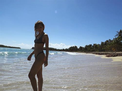 Cassie Amato in a bikini