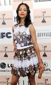 Zoe Saldana - 2011 Film Independent Spirit Awards at Santa Monica Beach (Feb. 26, 2011)