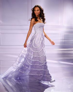 Zoe Saldana - On The Set For Avon's Eternal Magic Fragrance  