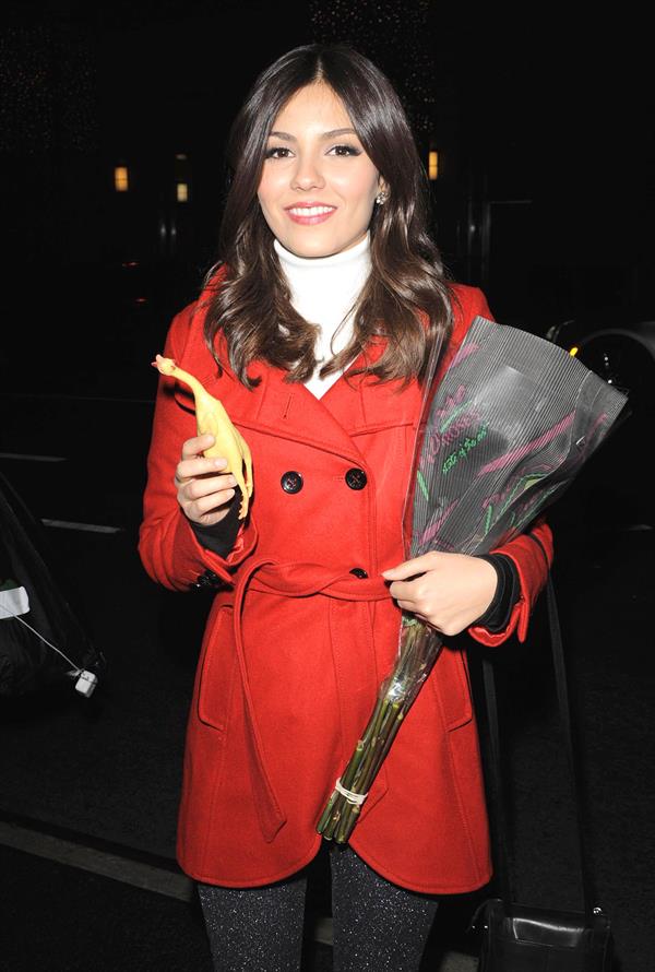 Victoria Justice out and about in New York City 11/28/12 