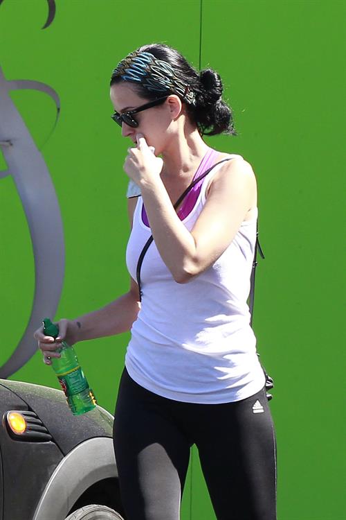 Katy Perry at the gym in Los Angeles on April 17, 2013