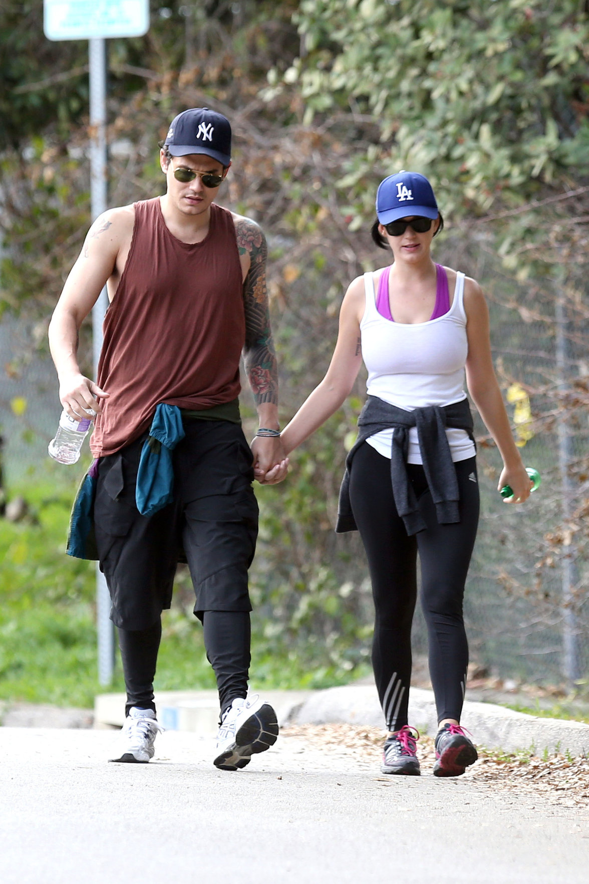 Katy Perry hiking in LA on January 31, 2013