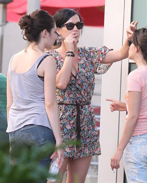 Katy Perry out at the movies with some friends at the Arclight Cinemas in Hollywood August 11, 2012 