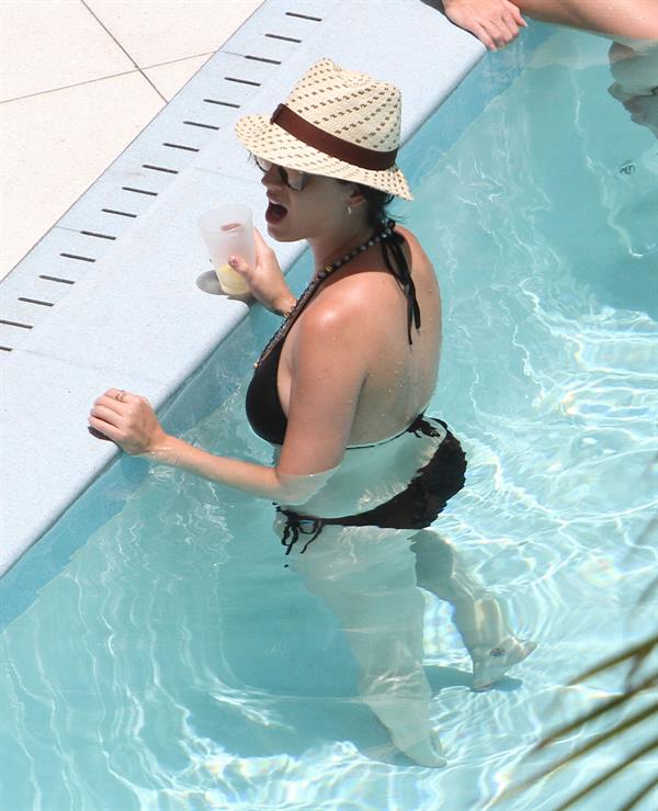 Katy Perry in a bikini in Miami July 26, 2012