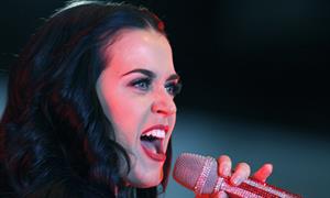 Katy Perry performs at a campaign rally for President Obama in Milwaukee 11/3/12