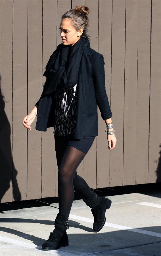 Jessica Alba in Beverly Hills on Feb 17
