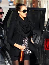 Jessica Alba in Beverly Hills on Feb 17