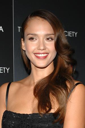 Jessica Alba Cinema Society and Dolce Gabbana hosted special screening of Filth and Wisdom in New York City