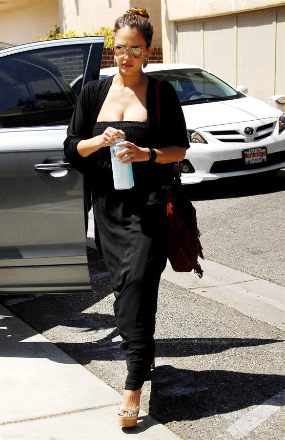 Jessica Alba going to business meeting in Westwood on September 9, 2011