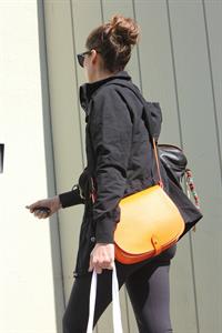 Jessica Alba going to her office in Santa Monica April 4, 2012 