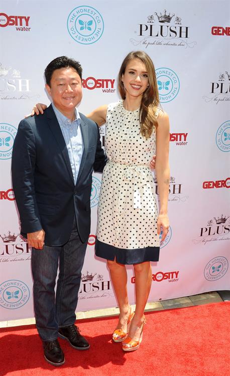 Jessica Alba at the Plush Event Premier Luxury Baby and Toddler show in Los Angeles 2012