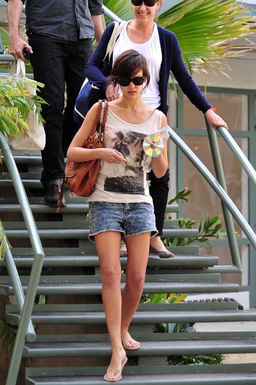 Jessica Alba leaving Caffe Luxxe in Brentwood on March 20, 2010 