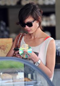 Jessica Alba leaving Caffe Luxxe in Brentwood on March 20, 2010 