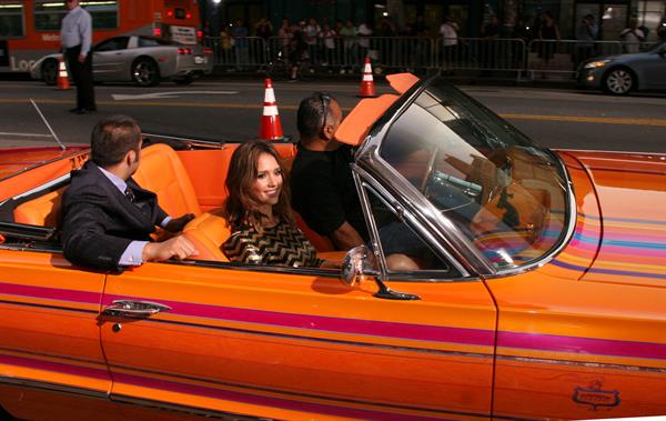 Jessica Alba at the Machete premiere in Los Angeles on Aug 25, 2010 