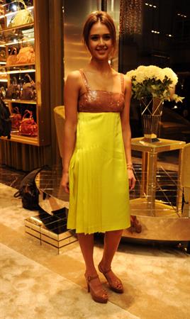Jessica Alba Miu Miu store launch dinner at Lancaster House on December 3, 2010 in London 