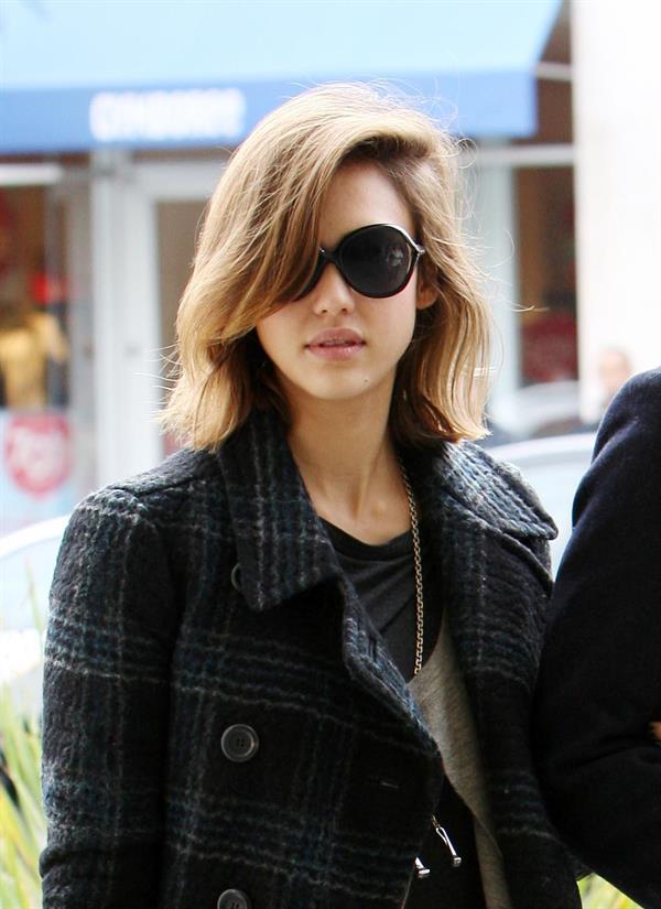 Jessica Alba out for breakfast in Beverly Hills on December 26 