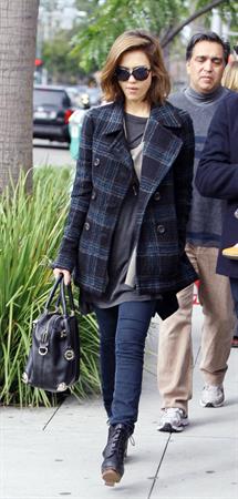 Jessica Alba out for breakfast in Beverly Hills on December 26 
