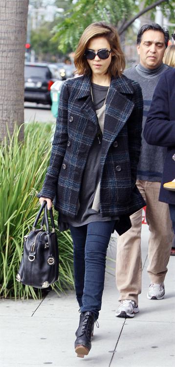 Jessica Alba out for breakfast in Beverly Hills on December 26 