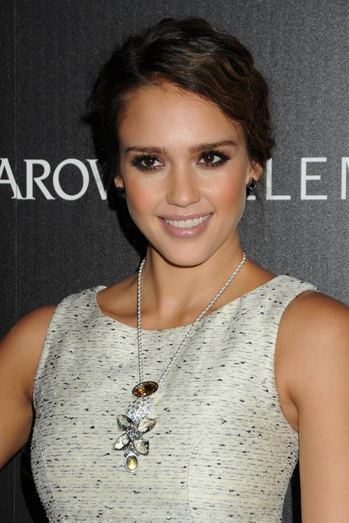 Jessica Alba Swarovski Elements holiday lighting ceremony November 21, 2011 
