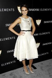 Jessica Alba Swarovski Elements holiday lighting ceremony November 21, 2011 