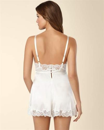 Kim Cloutier in lingerie