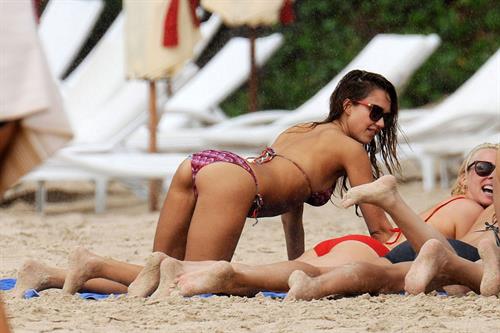 Jessica Alba bikini candids in St. Barts 4/5/13 
