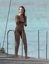 Jessica Alba bikini candids in St. Barts 4/6/13 