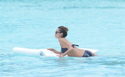 Jessica Alba bikini candids in St. Barts 4/6/13 