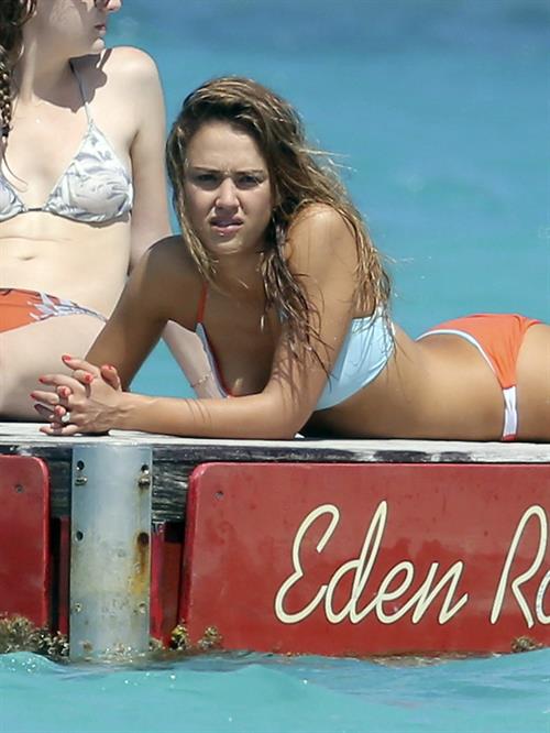 Jessica Alba  bikini candids in St. Barts 4/4/13 