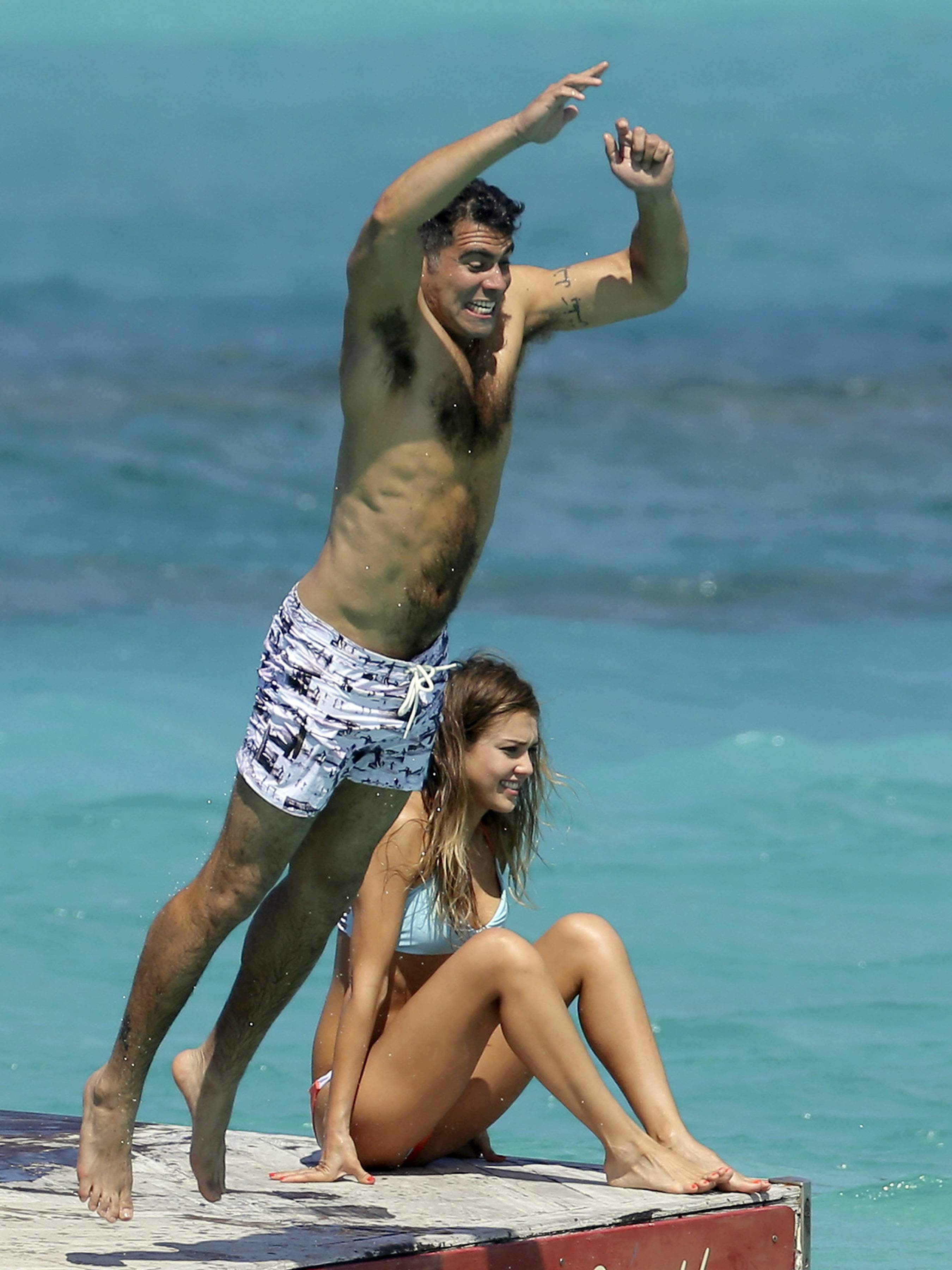 Jessica Alba  bikini candids in St. Barts 4/4/13 