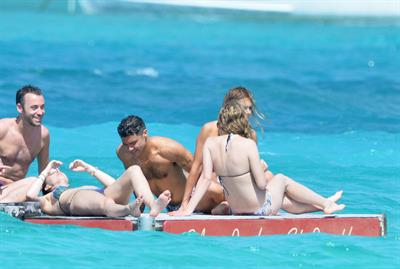 Jessica Alba  bikini candids in St. Barts 4/4/13 