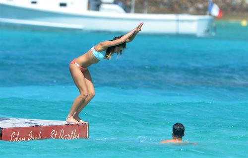 Jessica Alba  bikini candids in St. Barts 4/4/13 