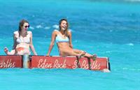 Jessica Alba  bikini candids in St. Barts 4/4/13 