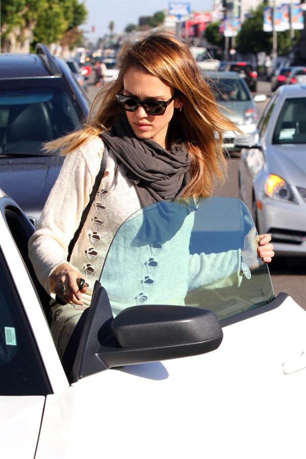 Jessica Alba - candids in West Hollywood 11/9/12  