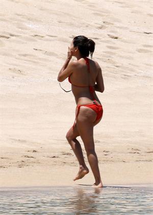 Eva Longoria at the beach in Puerto Rico - April 6, 2013