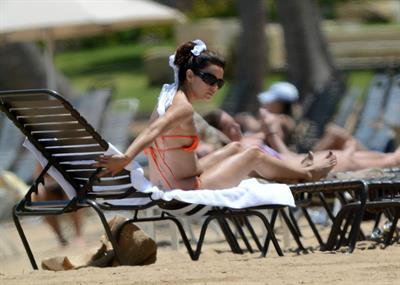 Eva Longoria at the beach in Puerto Rico - April 6, 2013