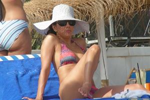 Eva Longoria Wearing a bikini on holiday in Marbella 04.08.13 