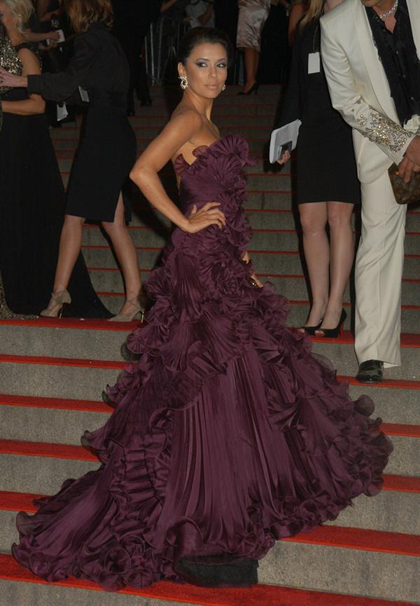 Eva Longoria at the Metropolitan Museum of Arts Costume Institute gala 