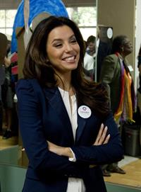 Eva Longoria Participates in Early Vote Canvass Kickoff in Florida - October 27, 2012