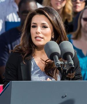 Eva Longoria Obama Campaigns In Nevada in Las Vegas - November 1, 2012