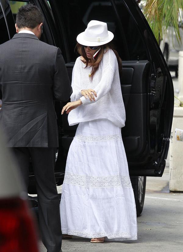 Eva Longoria heads to LAX, August 24, 2012