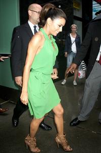 Eva Longoria - Made her exit from a studio in New York City on July 20, 2012