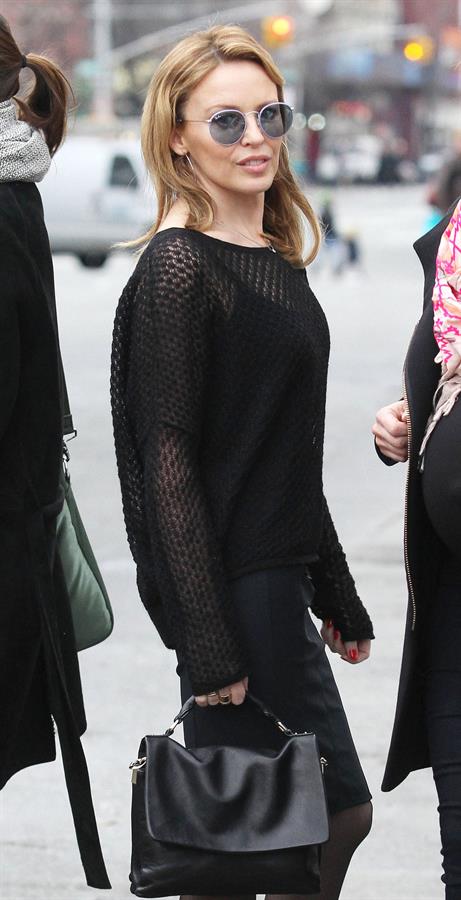 Kylie Minogue - Greets the fans in New York City (28.02.2013) 