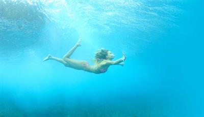 Alana Blanchard in a bikini