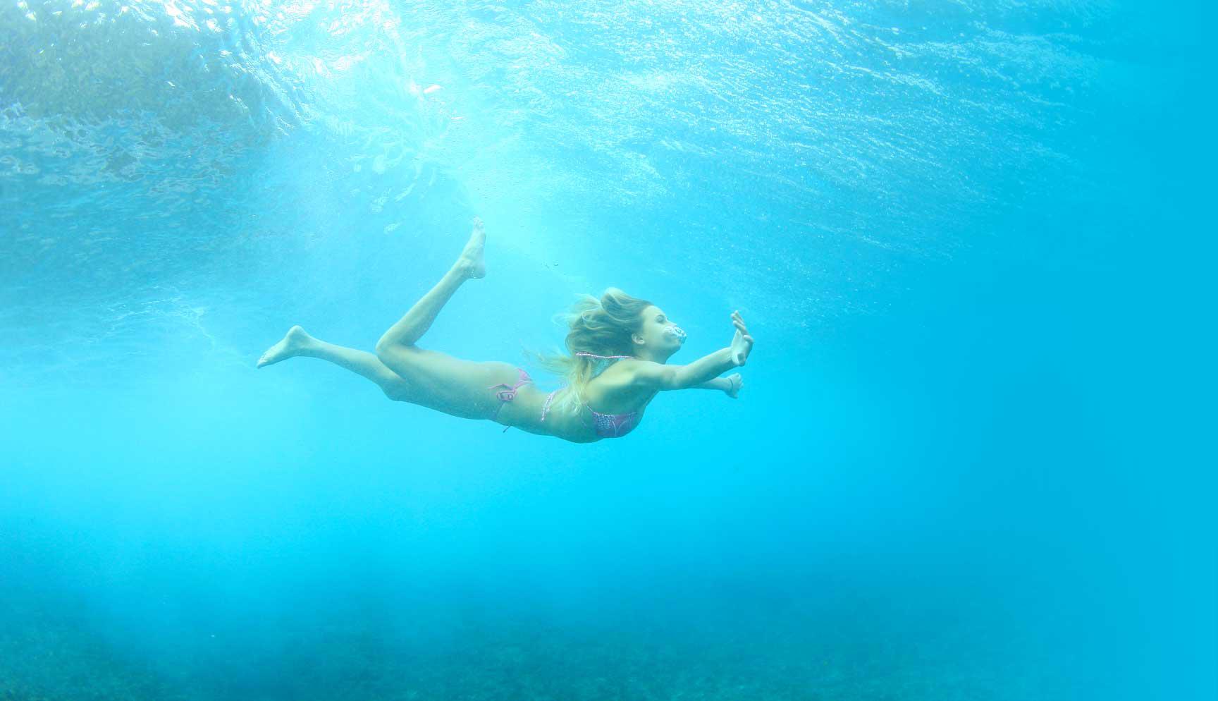 Alana Blanchard in a bikini