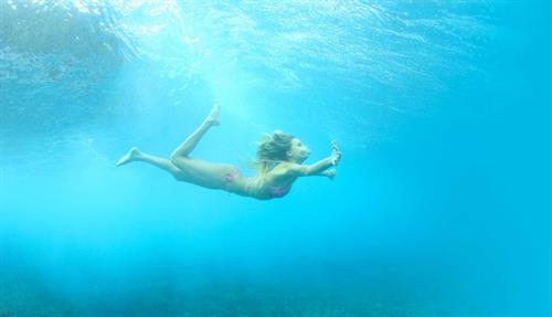 Alana Blanchard in a bikini