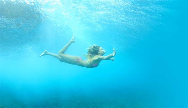 Alana Blanchard in a bikini